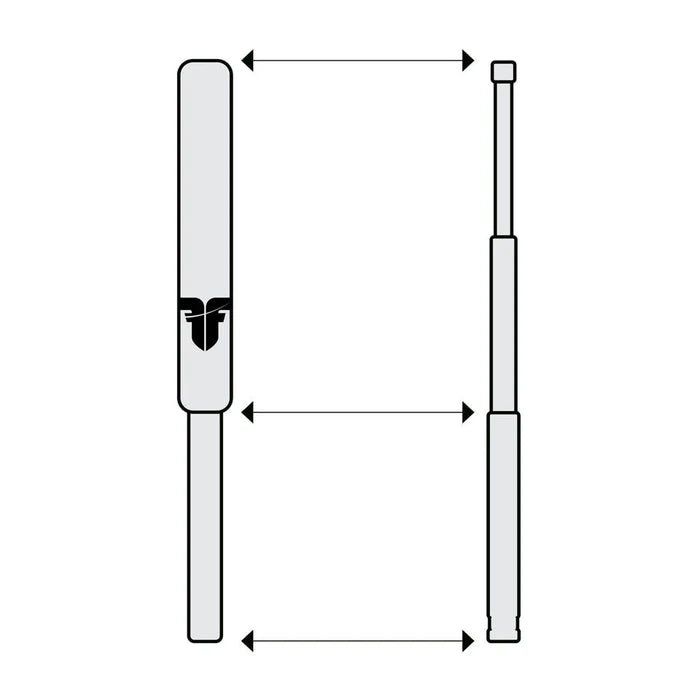 FIGHTER Trenings batong - Svart - CombatStore.no