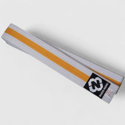 BUDO - NORD Hvitt Belte for kampsport og trening – klassisk, slitesterkt design - CombatStore.no