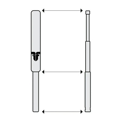 FIGHTER Trenings batong - Svart - CombatStore.no