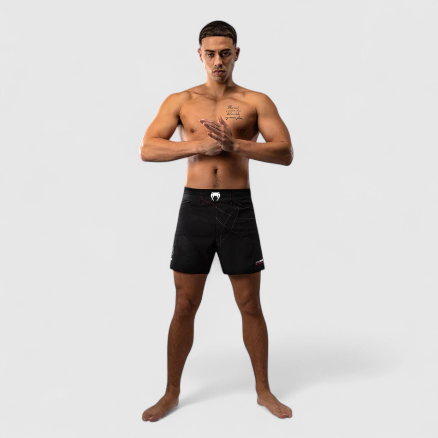 VENUM Tactical XT Fightshorts - Svart og Rød - CombatStore.no