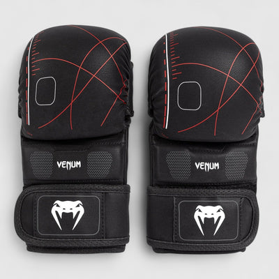 VENUM Tactical XT Sparring Gloves - Svart og Rød - CombatStore.no